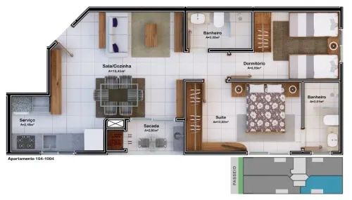 Apartamento, 3 quartos, 80 m² - Foto 20